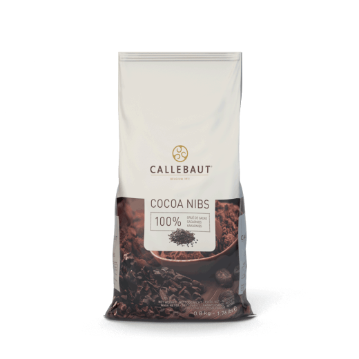 Callebaut roasted cocoa nibs packaging