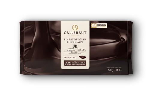 Callebaut 811 dark chocolate 5 kg wrapped block