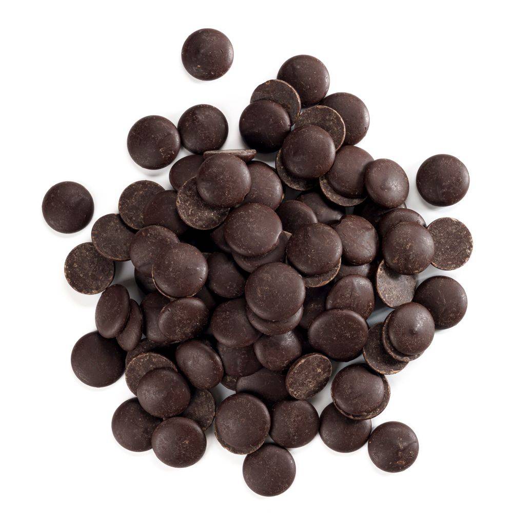 Callebaut Zestina Dominican Republic dark chocolate callets