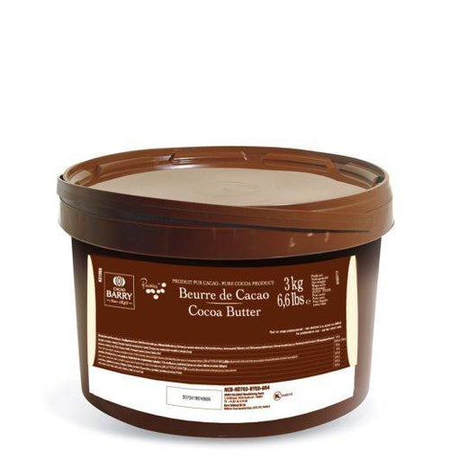 Cacao Barry deodorized cocoa butter easymelt 3 kg bucket